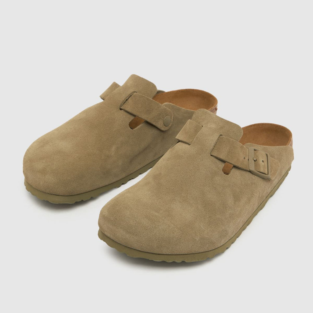 Boston style Clog in Faded Khaki