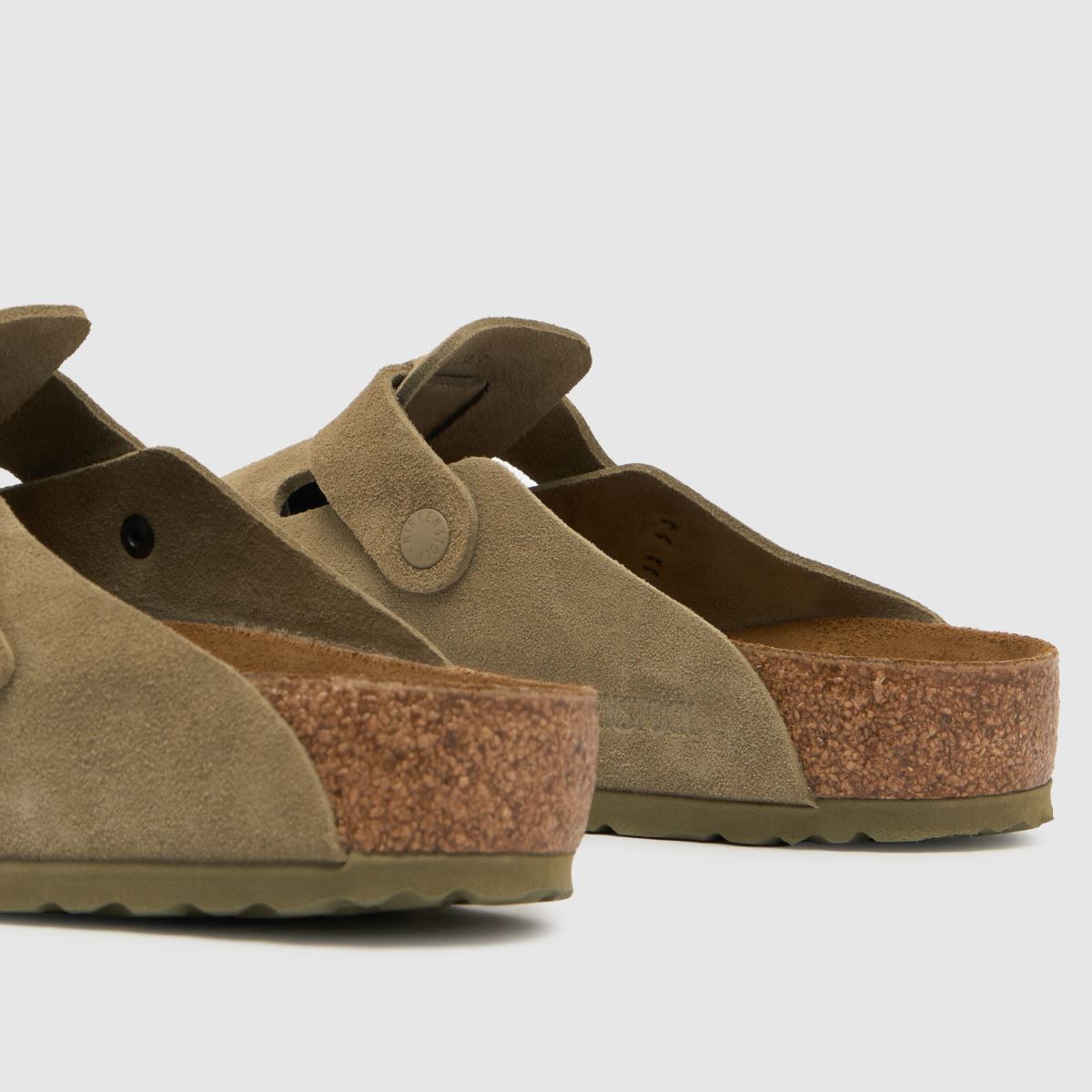 Boston style Clog in Faded Khaki
