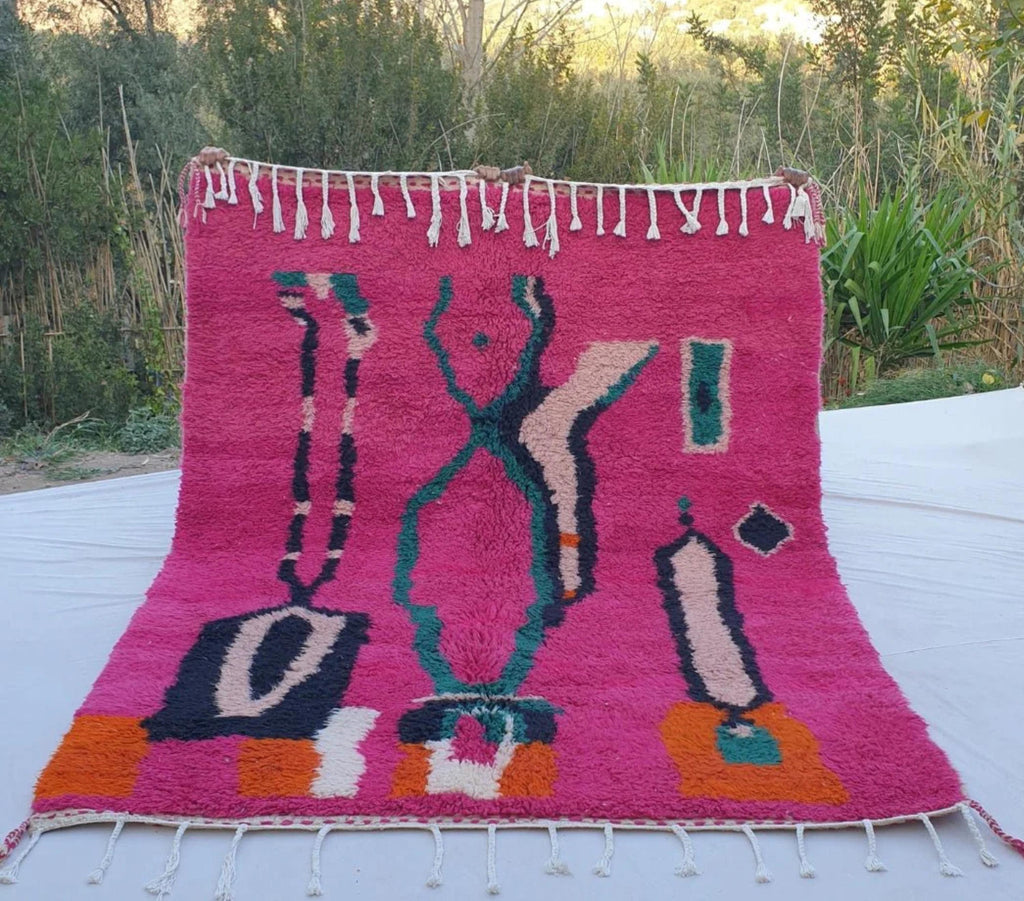 Hayat, Pink Moroccan Rug