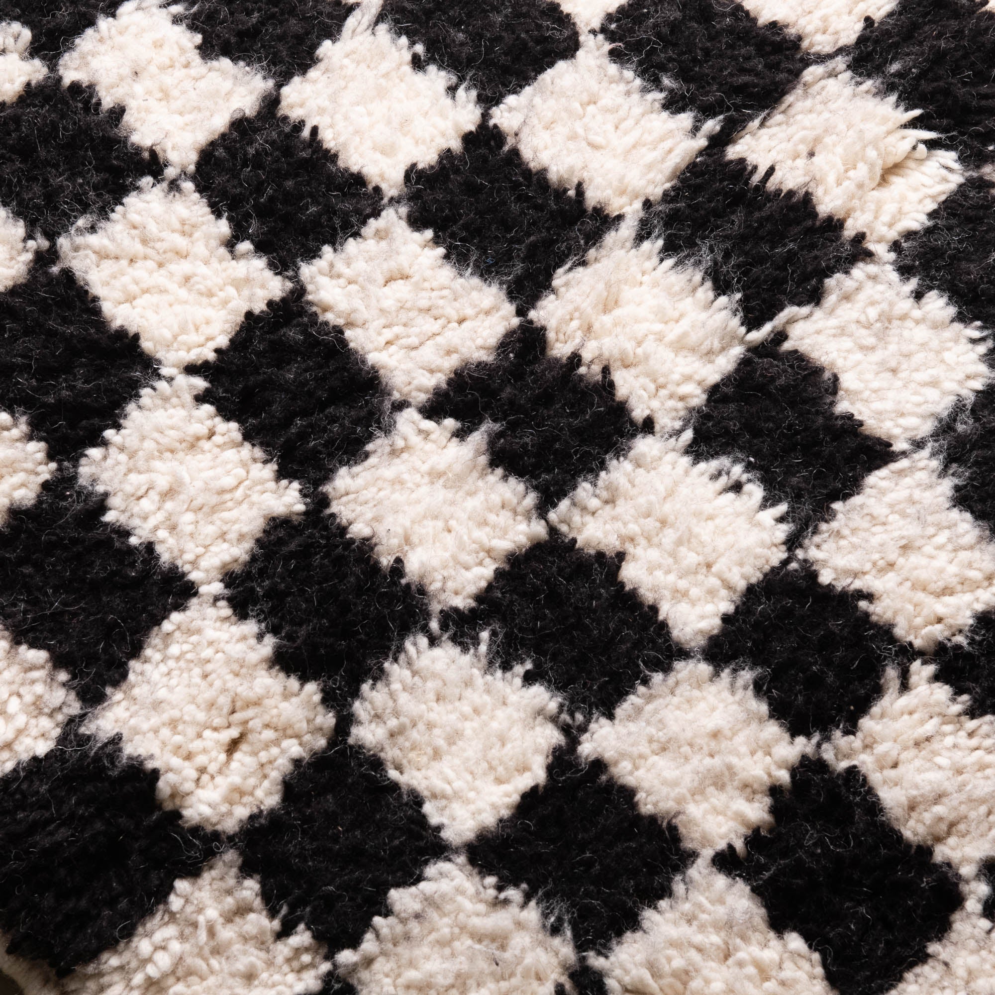 Checkred moroccan runner rug