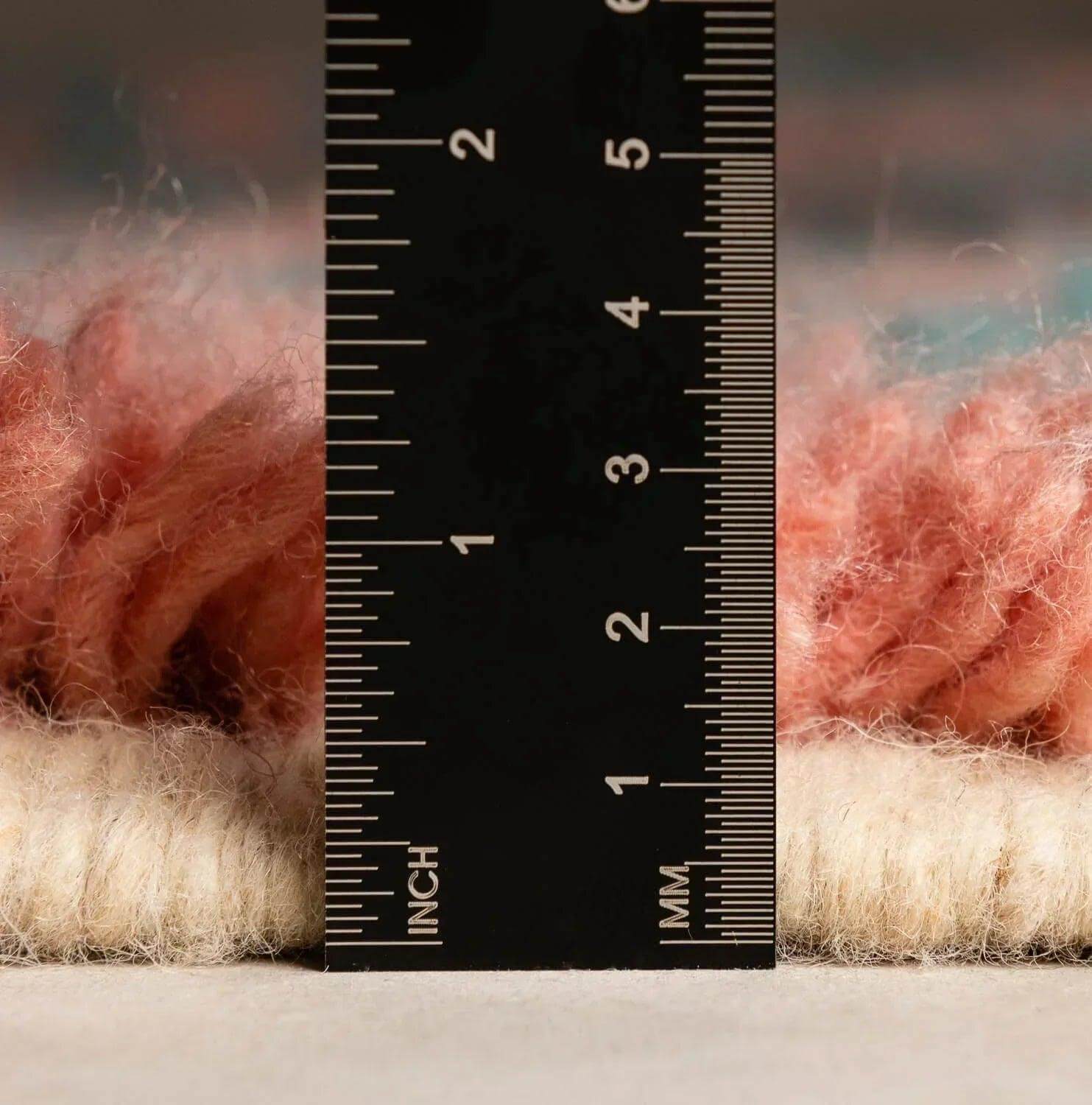 Moroccan checkered rug, handmade berber rug