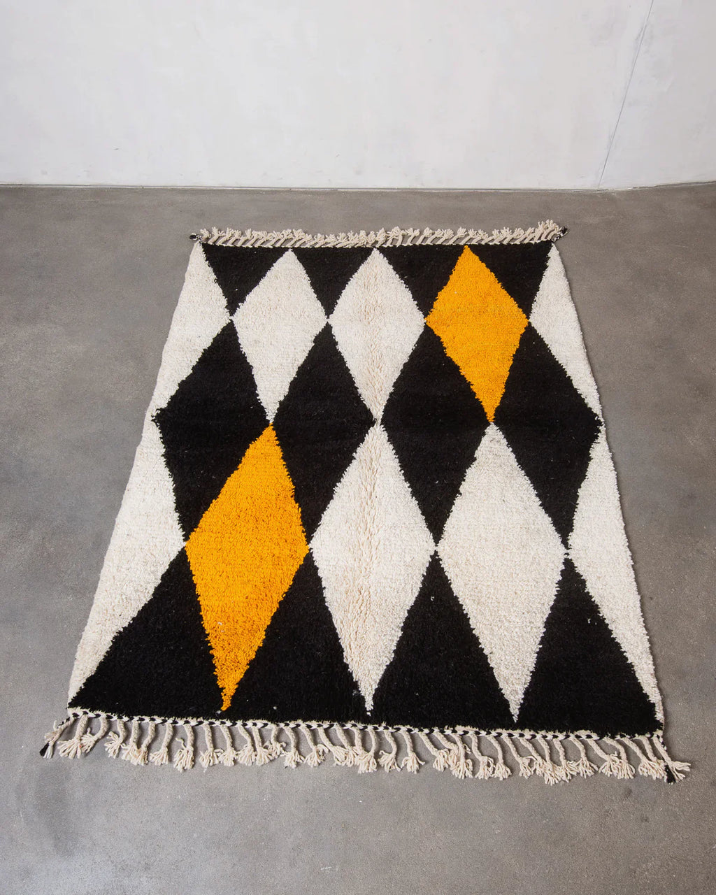 Damir - Black, Cream & Turmeric Rug