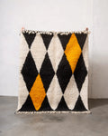 Damir - Black, Cream & Turmeric Rug
