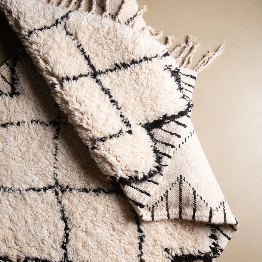 Beni ourain Moroccan runner rug