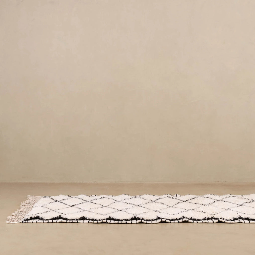 Beni ourain Moroccan runner rug
