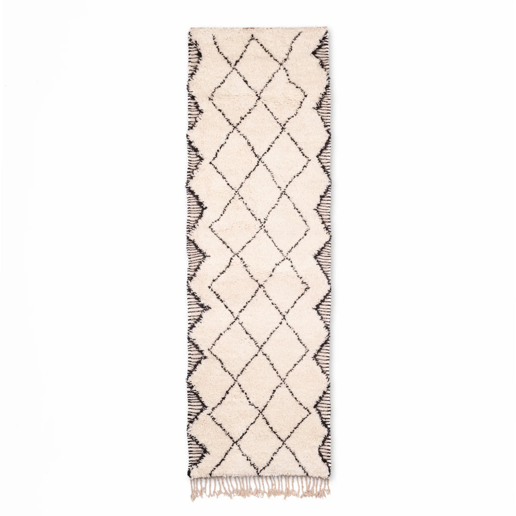 Beni ourain Moroccan runner rug
