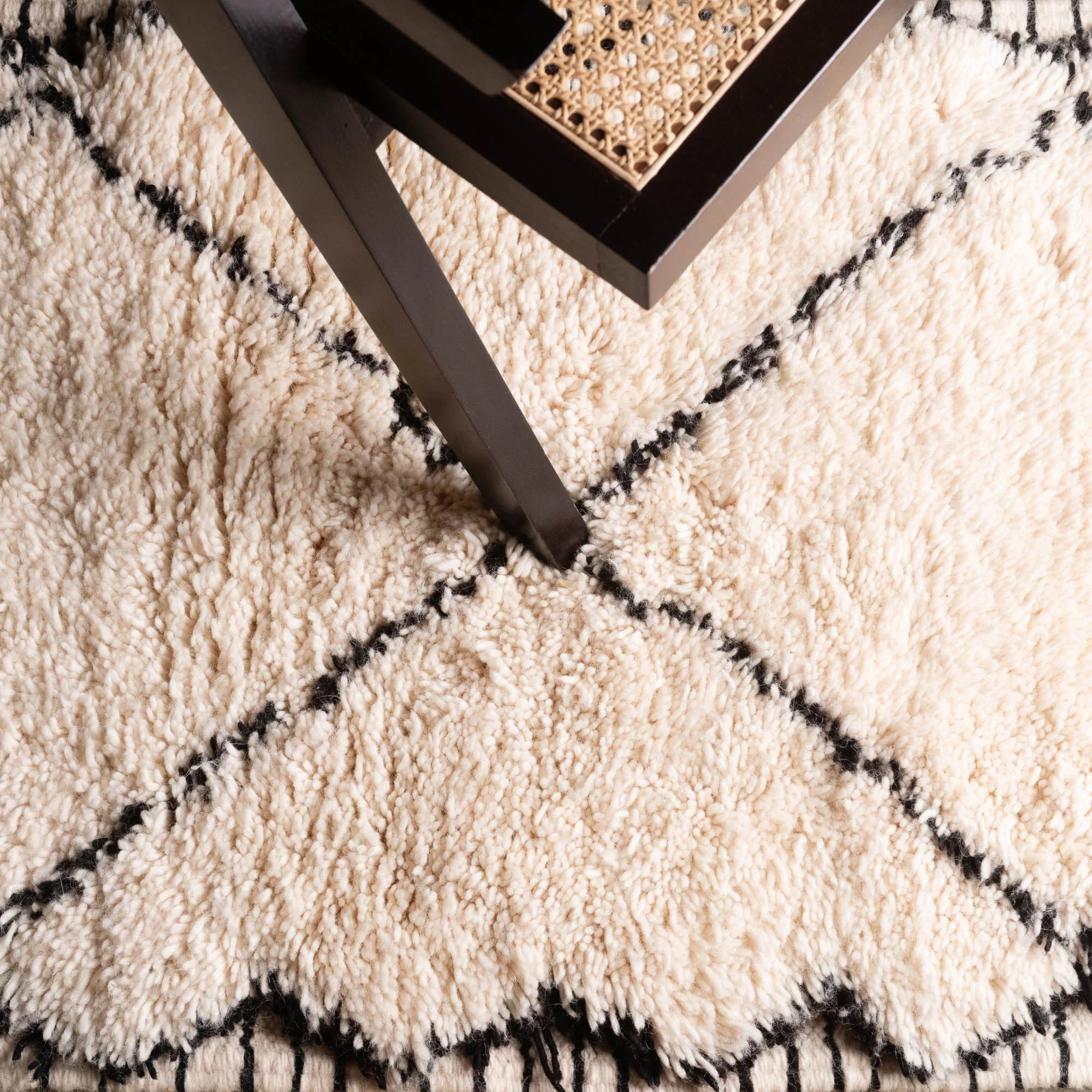 Moroccan runner Beni ourain rug