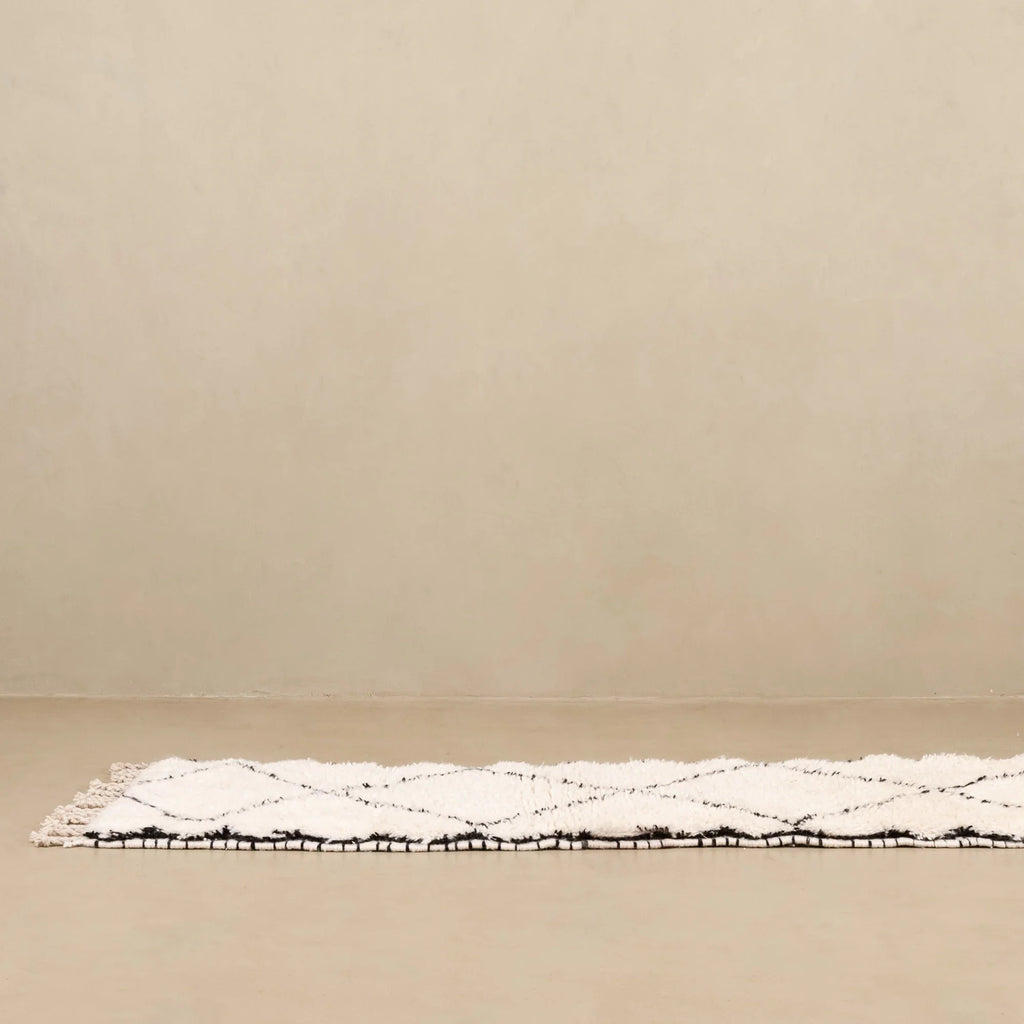 Moroccan runner Beni ourain rug