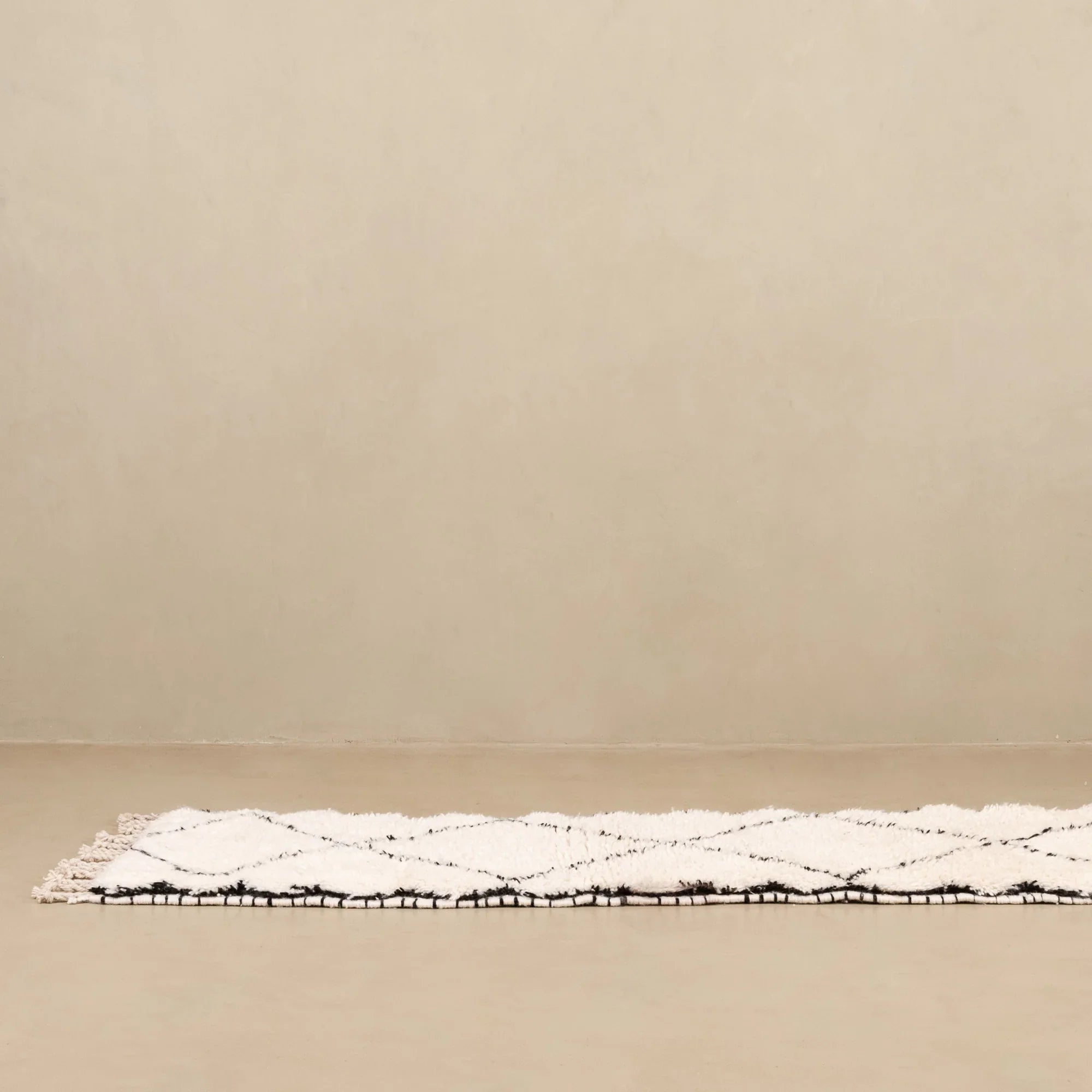 Moroccan runner Beni ourain rug