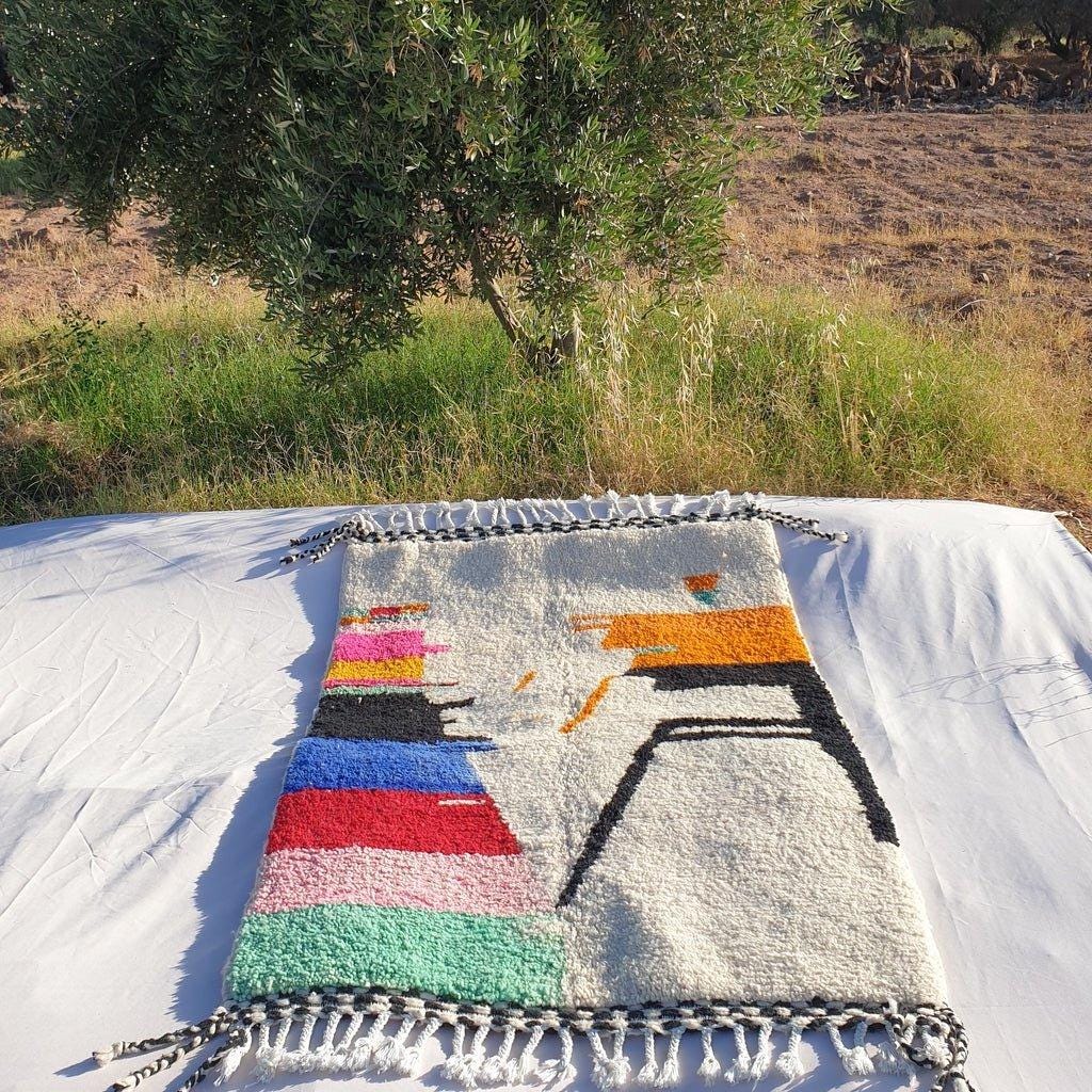 Handmade Beni Ourain Rug: Custom Moroccan Berber Rug 8x10