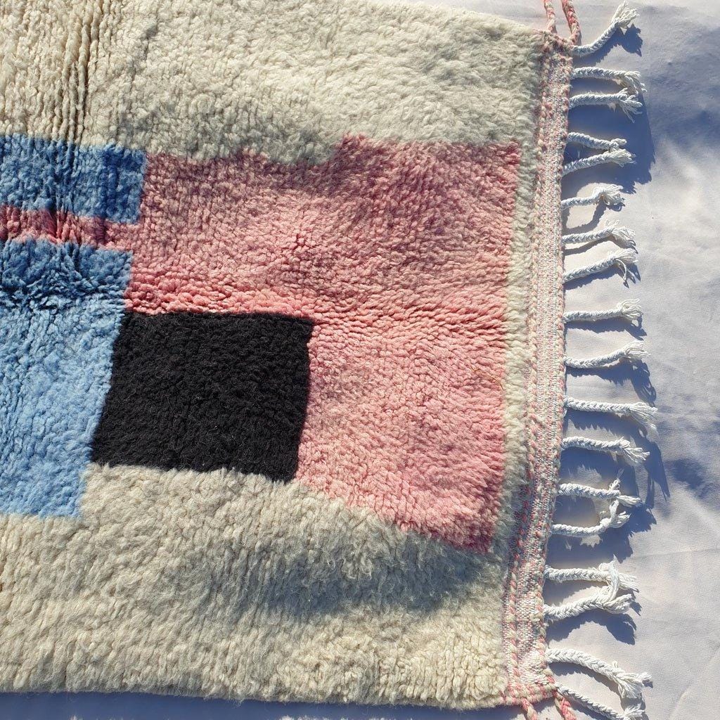 Custom Beni Ourain Rug: Handmade Moroccan Wool Carpet