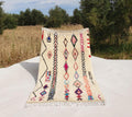 Handmade Beni Ourain Rug: Authentic Moroccan Berber Wool Carpet