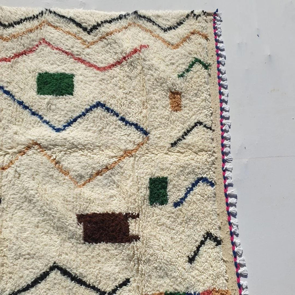 Handmade Beni Ourain Rug: Authentic Moroccan Berber Rug