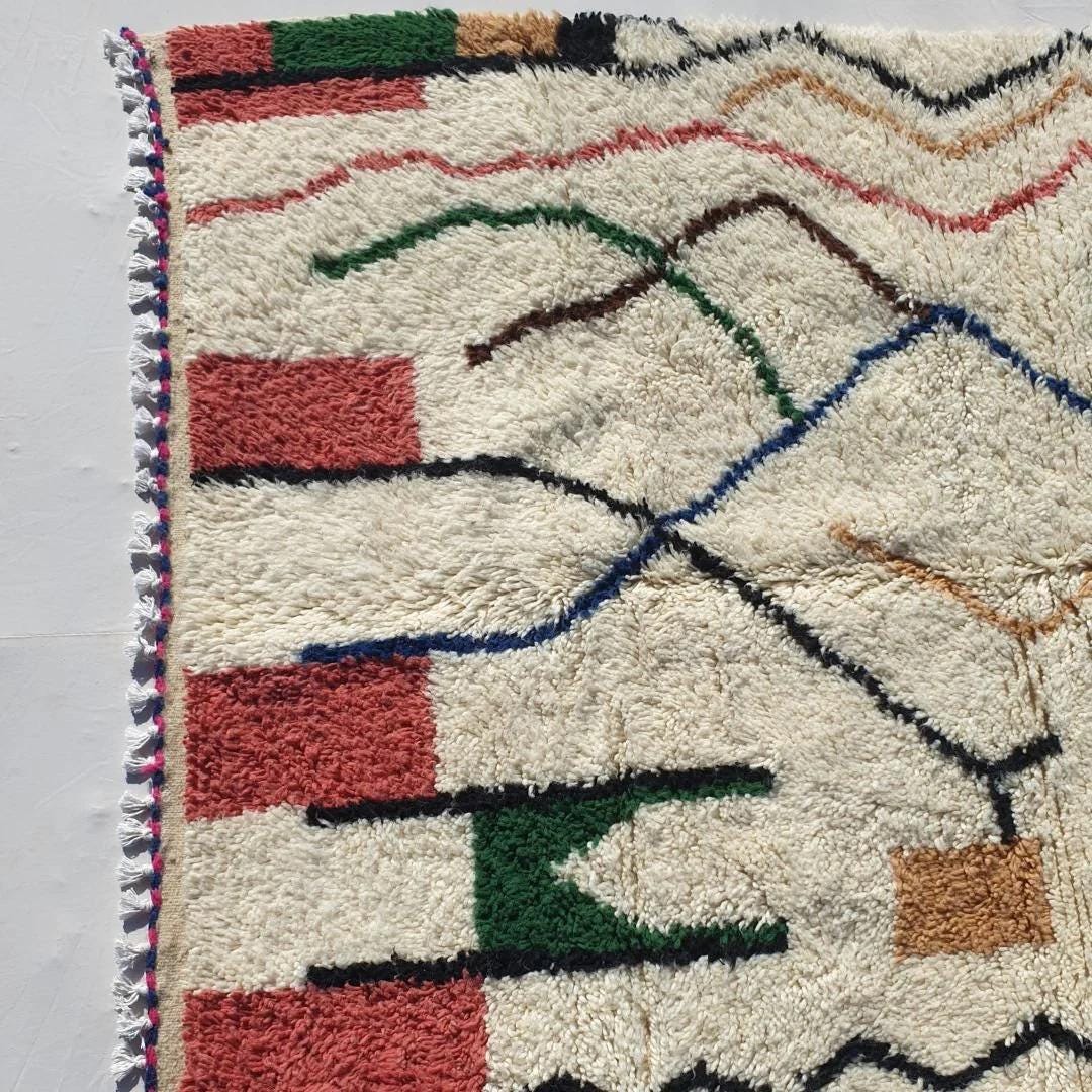 Handmade Beni Ourain Rug: Authentic Moroccan Berber Rug