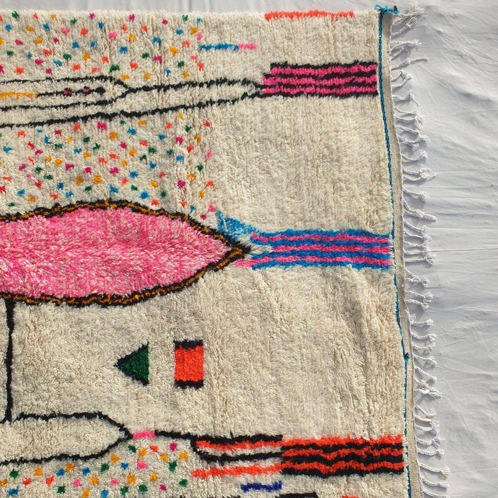 Kholod, Moroccan Azilal Shag Carpet