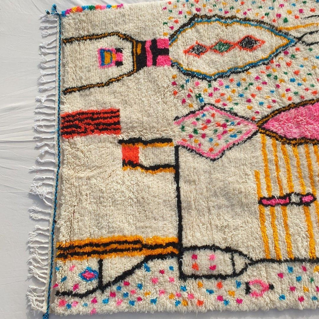 Kholod, Moroccan Azilal Shag Carpet