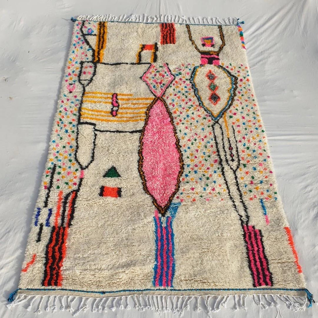 Kholod, Moroccan Azilal Shag Carpet