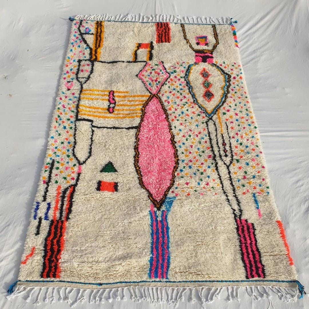 Kholod, Moroccan Azilal Shag Carpet