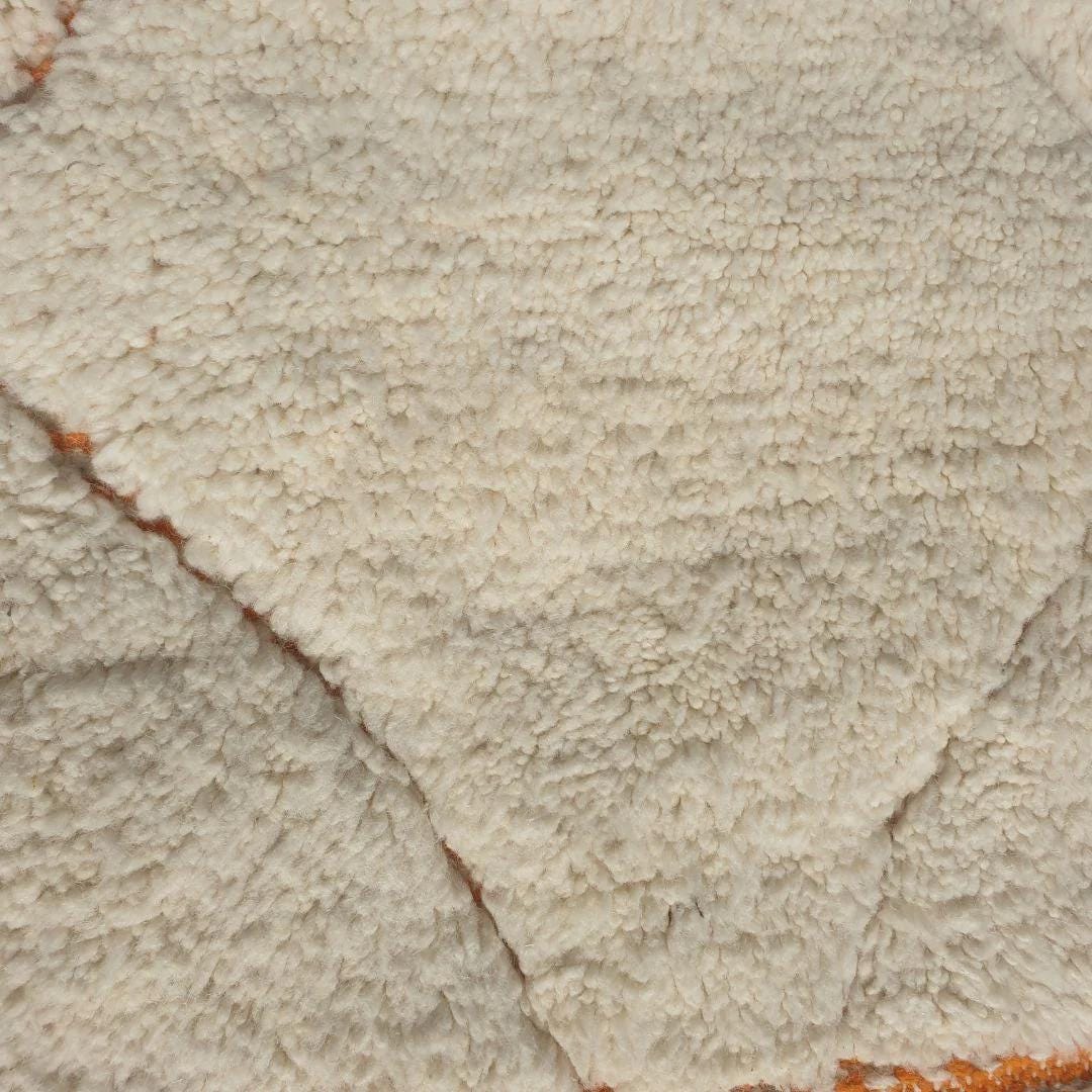 Manar, Yellow White Moroccan Berber Carpet