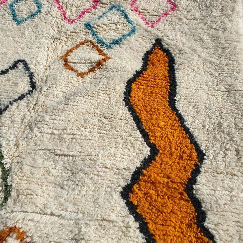 Custom Beni Ourain Rug: Hand-Knotted Moroccan Wool Rug