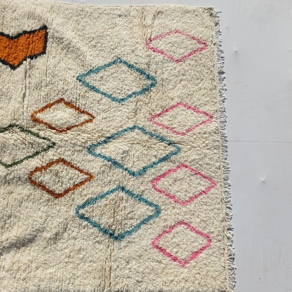 Custom Beni Ourain Rug: Hand-Knotted Moroccan Wool Rug