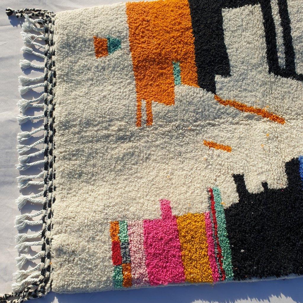 Handmade Beni Ourain Rug: Custom Moroccan Berber Rug 8x10