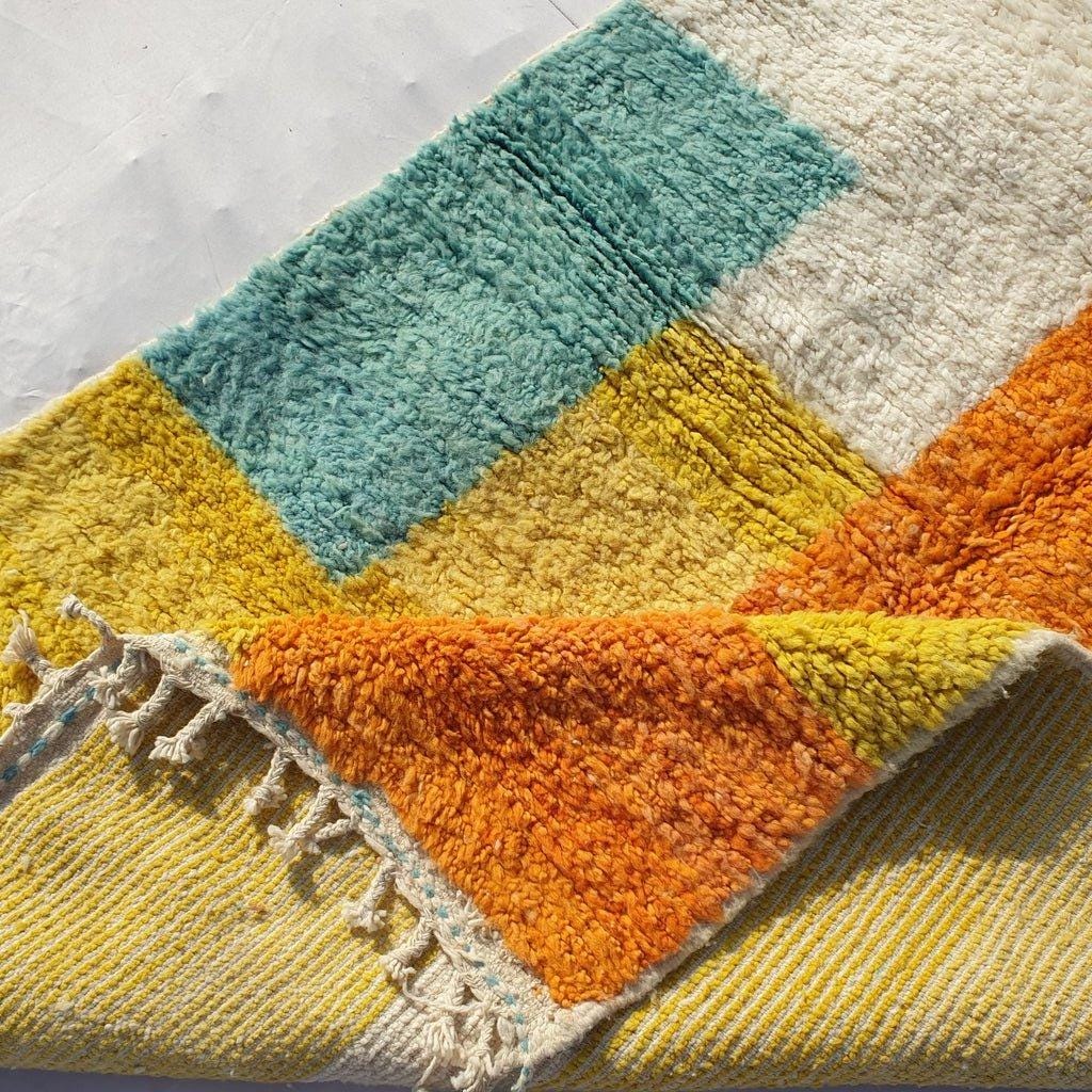 Handmade Beni Ourain Moroccan Rug: Berber Wool Area Rug