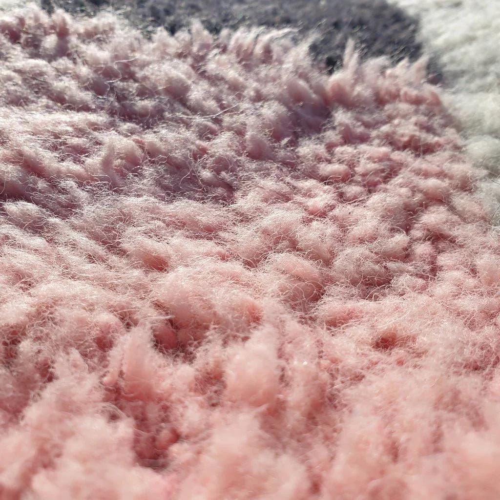 Custom Beni Ourain Rug: Handmade Moroccan Wool Carpet