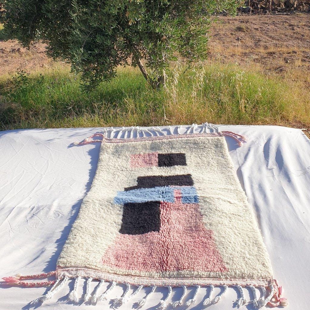 Custom Beni Ourain Rug: Handmade Moroccan Wool Carpet