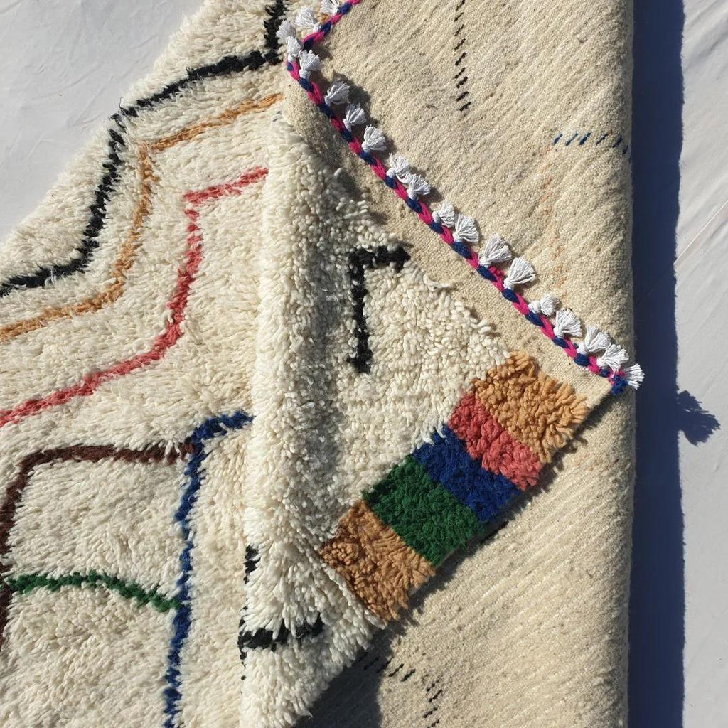 Handmade Beni Ourain Rug: Authentic Moroccan Berber Rug