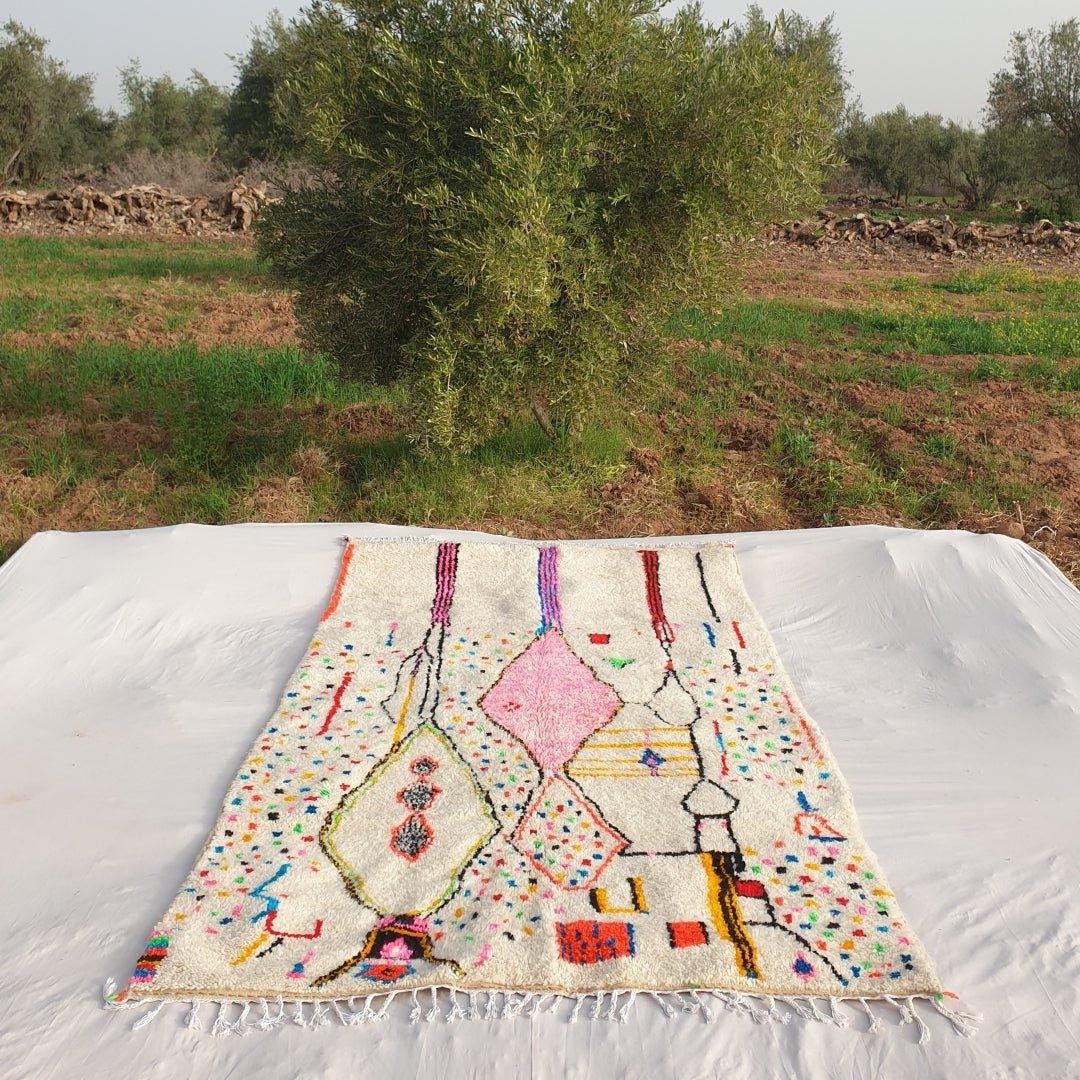 Handmade Beni Ourain Rug: Authentic Moroccan Wool Rug