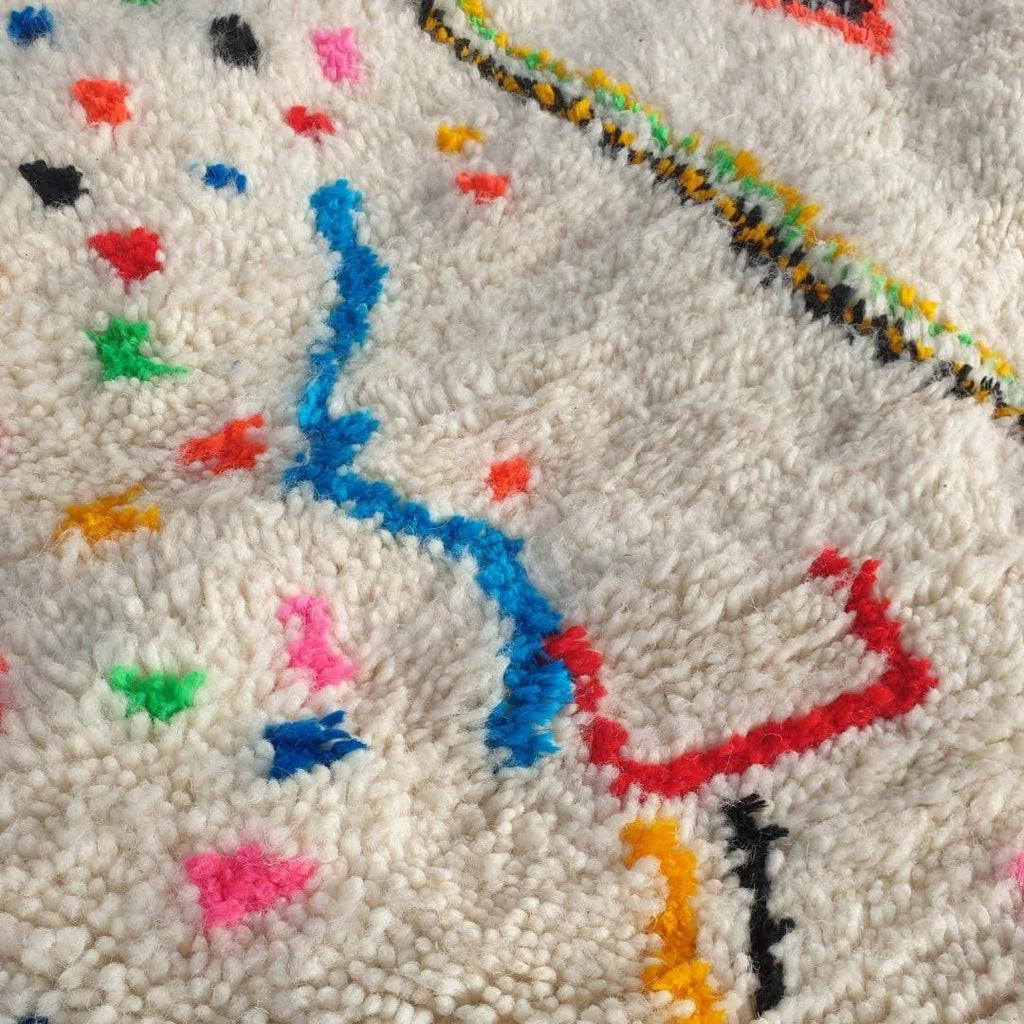 Handmade Beni Ourain Rug: Authentic Moroccan Wool Rug