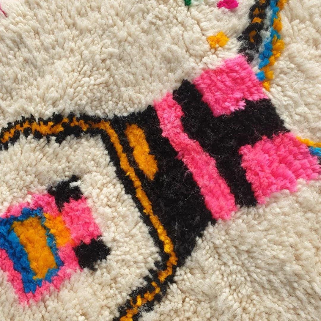 Kholod, Moroccan Azilal Shag Carpet