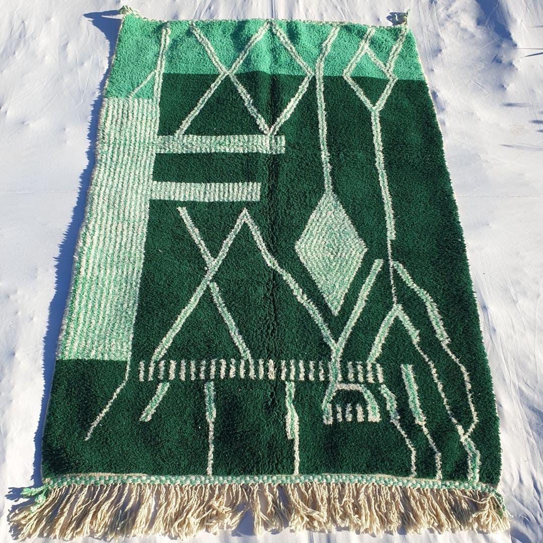 Green Moroccan Rug, Handmade Rug, Moroccan Rug, moroccan shag rug, moroccan rugs for sale, moroccan, rug 8x10, moroccan style rug