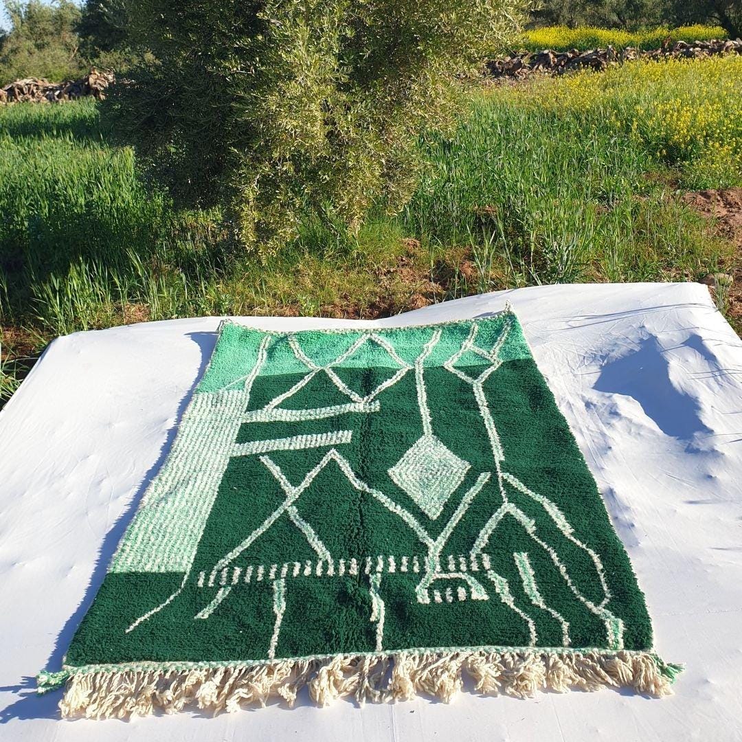 Green Moroccan Rug, Handmade Rug, Moroccan Rug, moroccan shag rug, moroccan rugs for sale, moroccan, rug 8x10, moroccan style rug