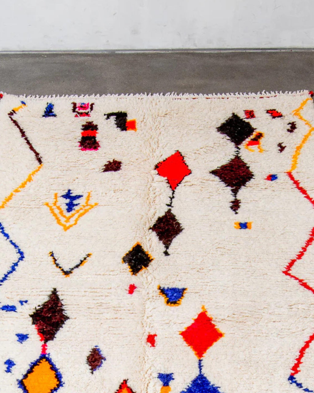 Handwoven Beni Ourain Rug: Moroccan Style Area Rug, Custom Sizes