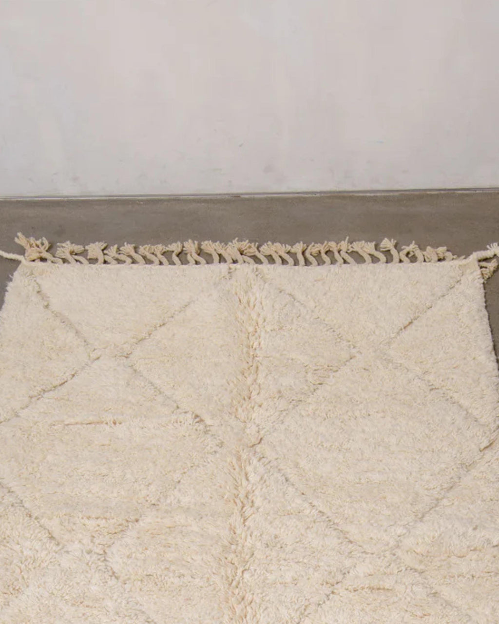 Handmade Beni Ourain Rug: Custom Moroccan Shag Rug