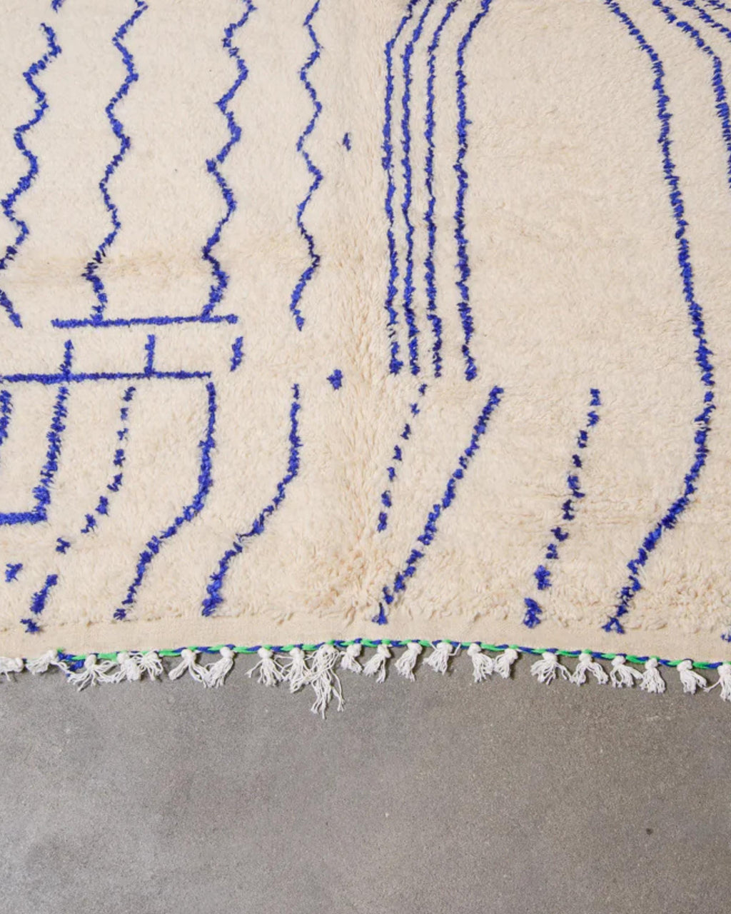 Handwoven Beni Ourain Moroccan Shag Rug - Custom Sizes