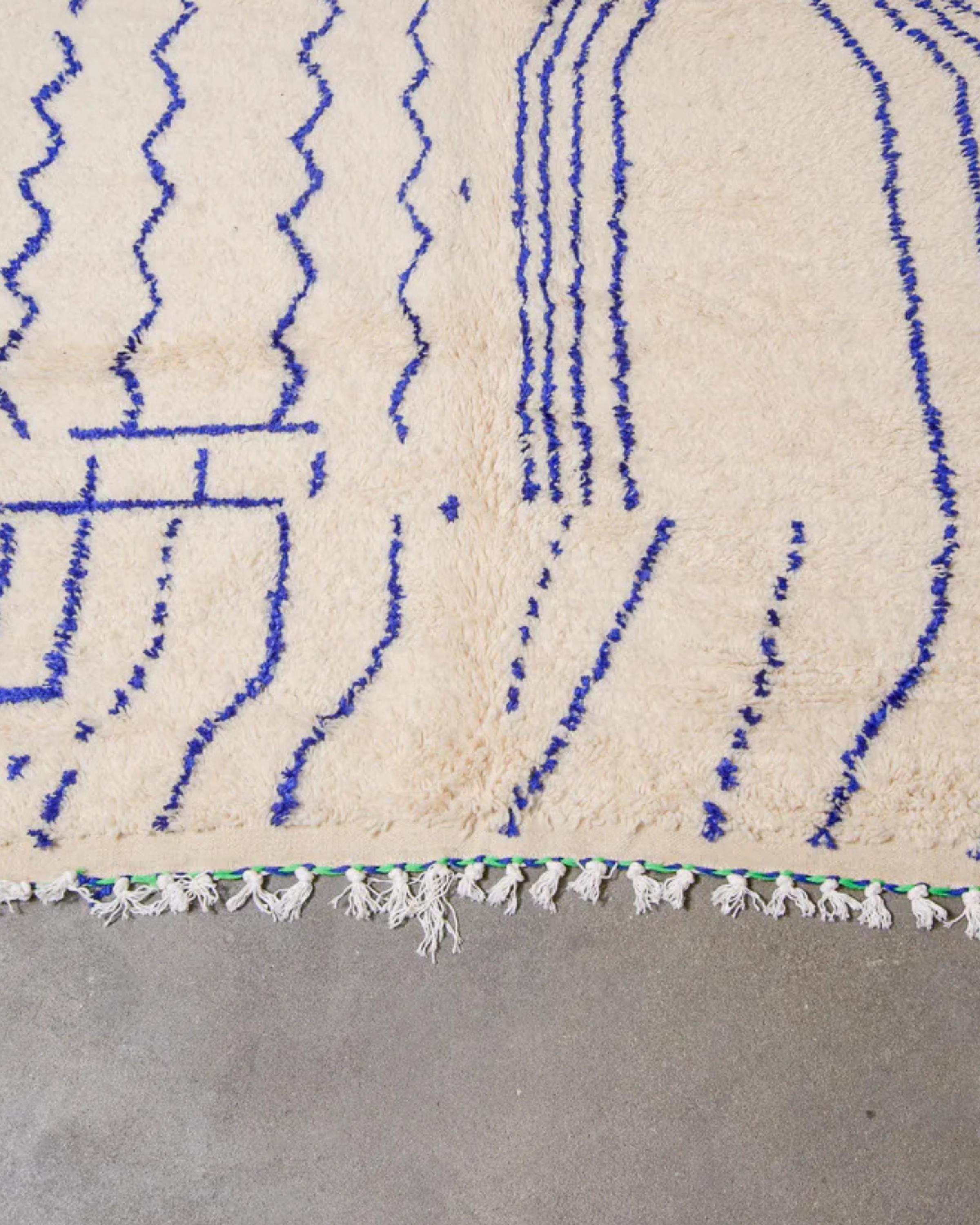 Handwoven Beni Ourain Moroccan Shag Rug - Custom Sizes