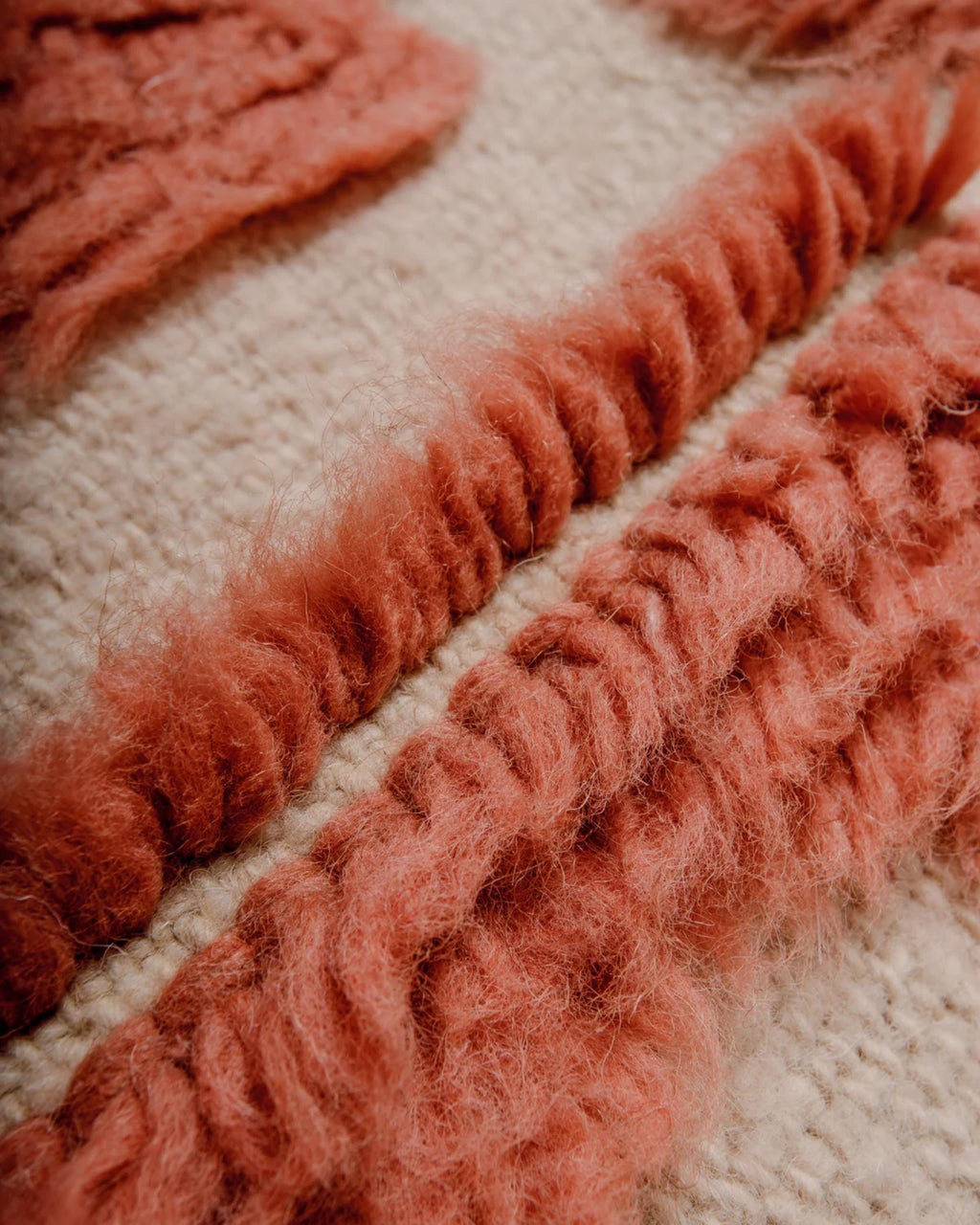 Handmade Beni Ourain Rug: Custom Moroccan Rug, Neutral Geometric Decor