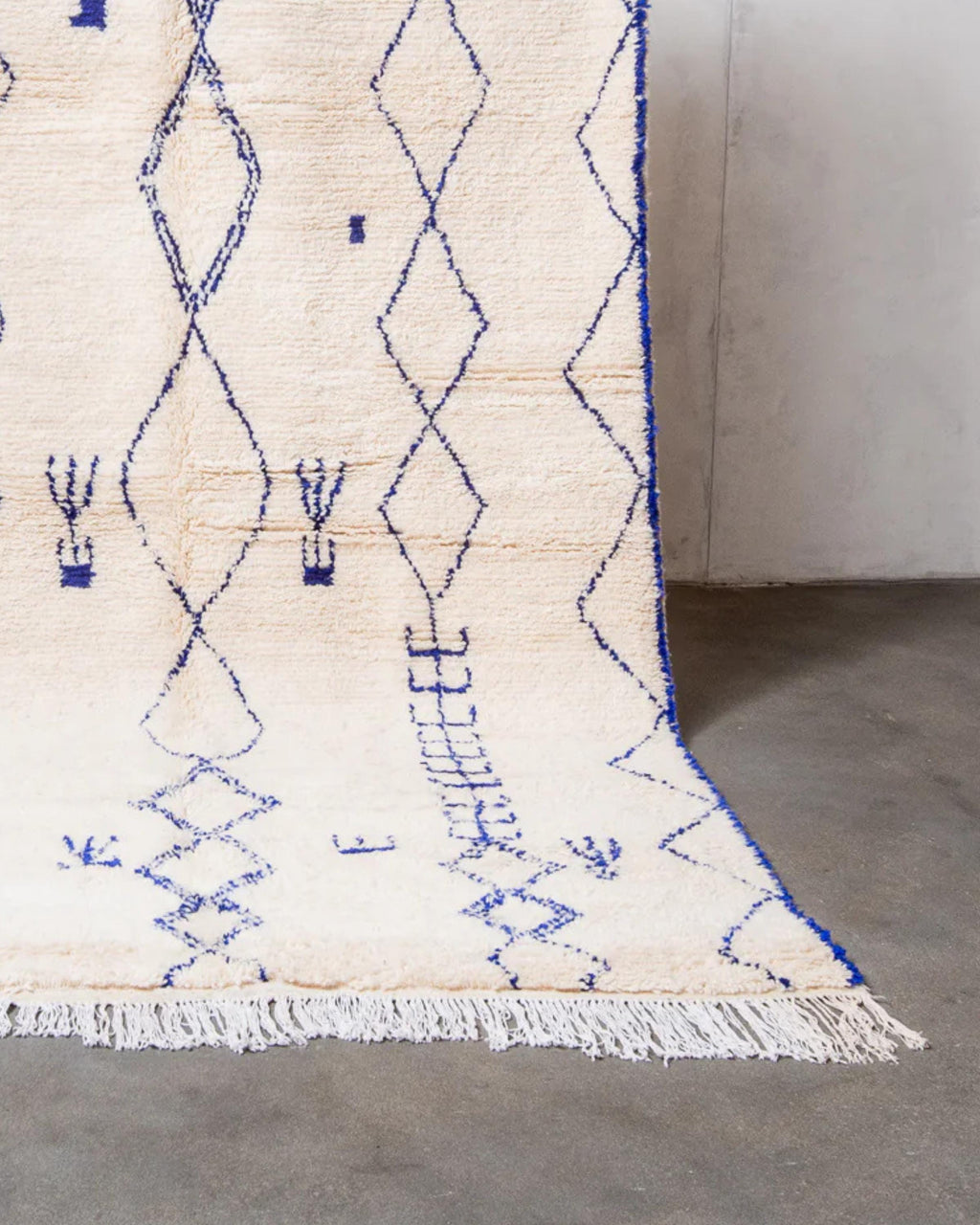 Handmade Beni Ourain Rug: Authentic Moroccan Rug, Custom Sizes