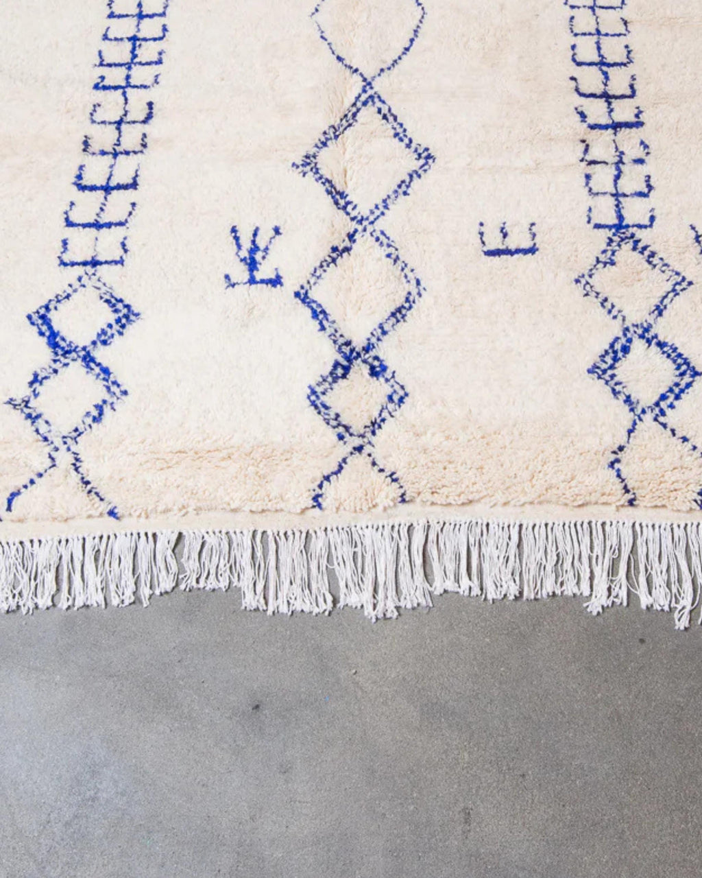 Handmade Beni Ourain Rug: Authentic Moroccan Rug, Custom Sizes