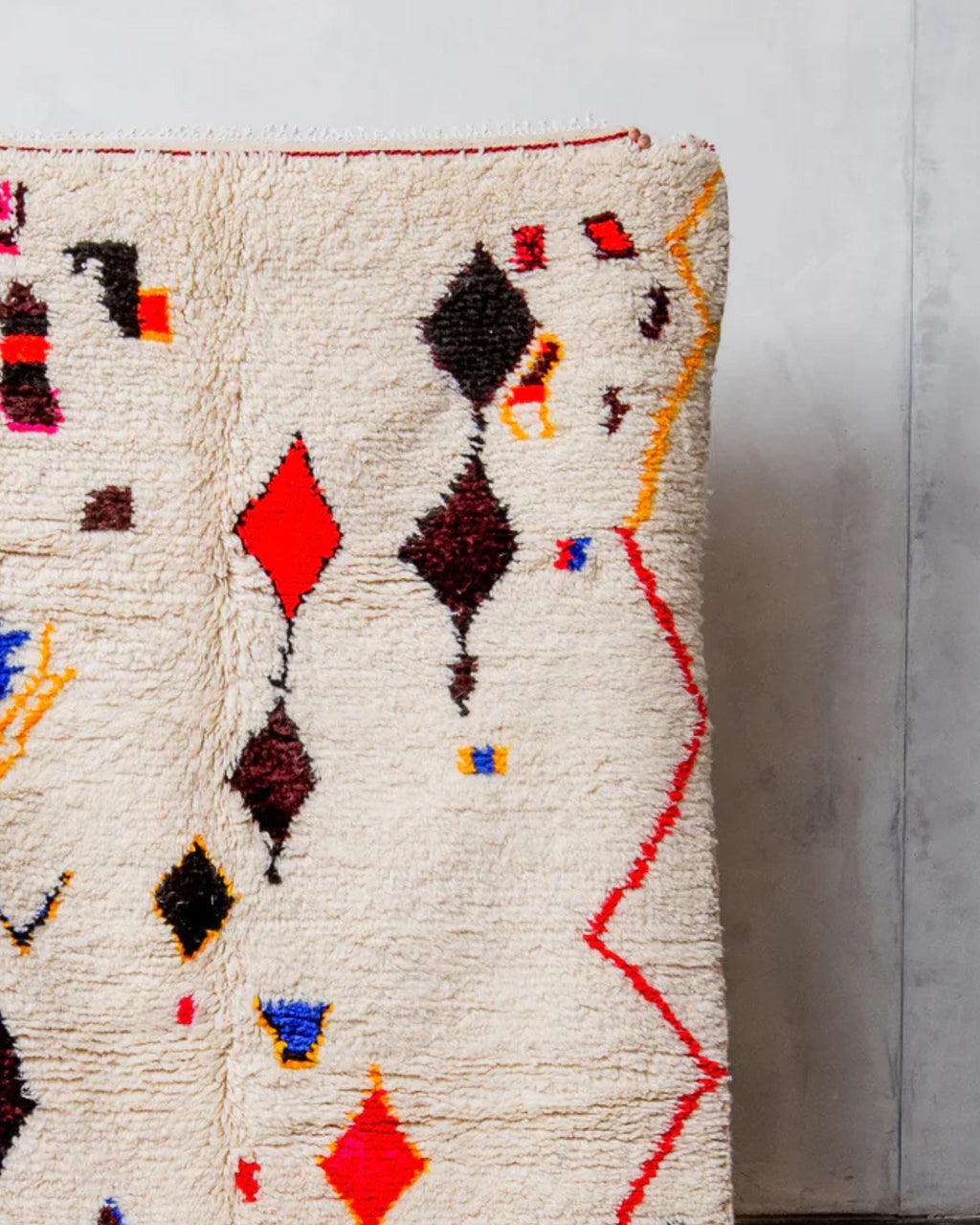 Handwoven Beni Ourain Rug: Moroccan Style Area Rug, Custom Sizes