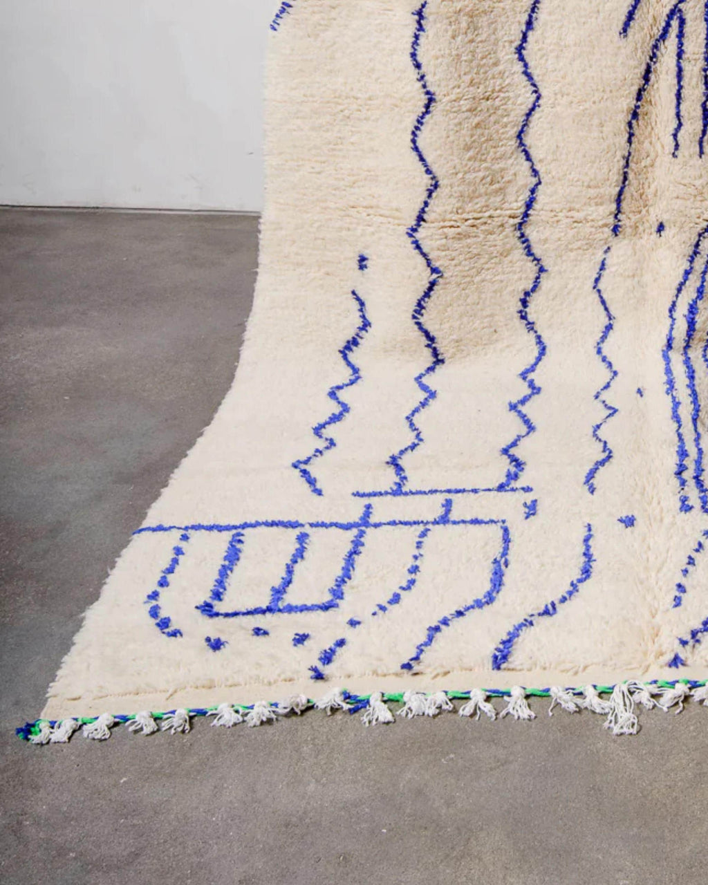 Handwoven Beni Ourain Moroccan Shag Rug - Custom Sizes