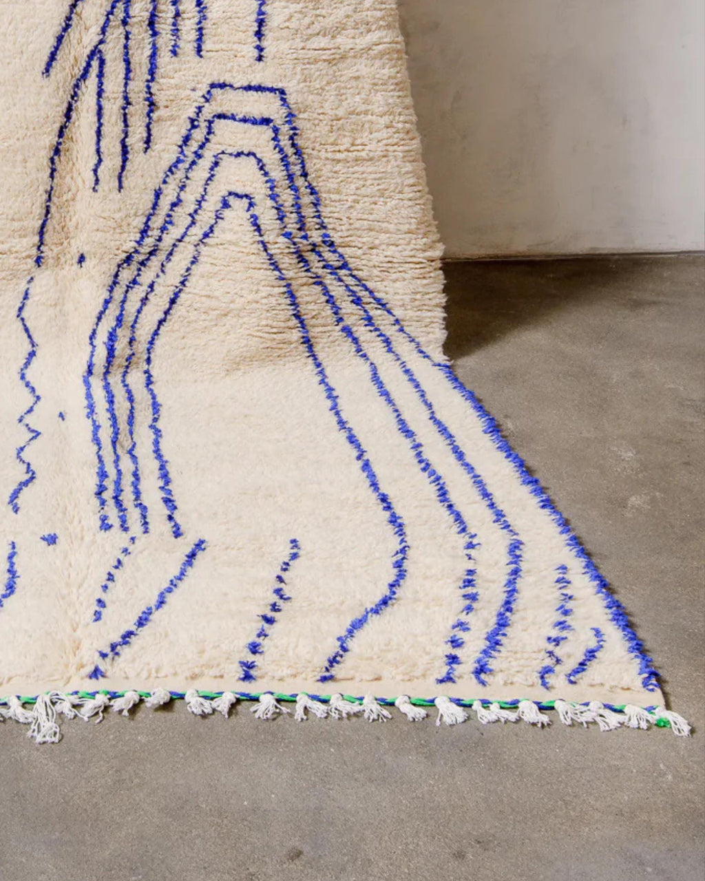 Handwoven Beni Ourain Moroccan Shag Rug - Custom Sizes