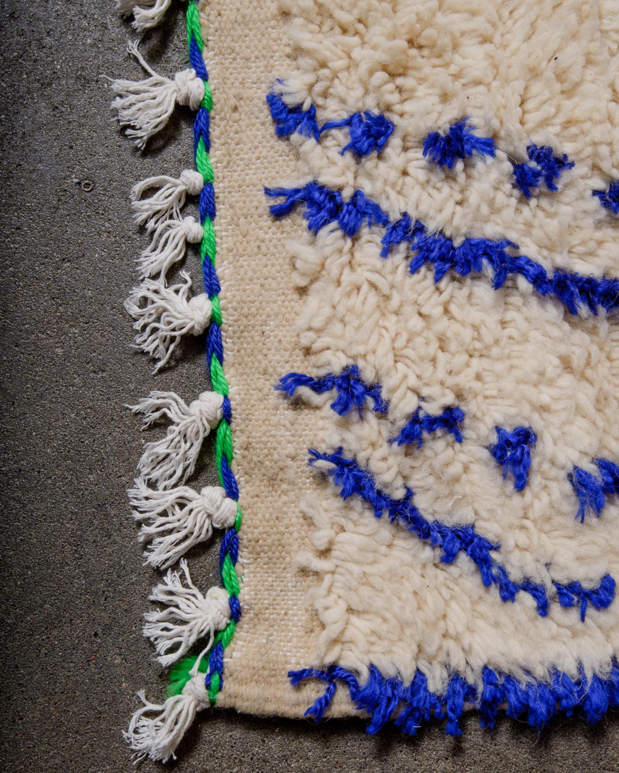 Handwoven Beni Ourain Moroccan Shag Rug - Custom Sizes