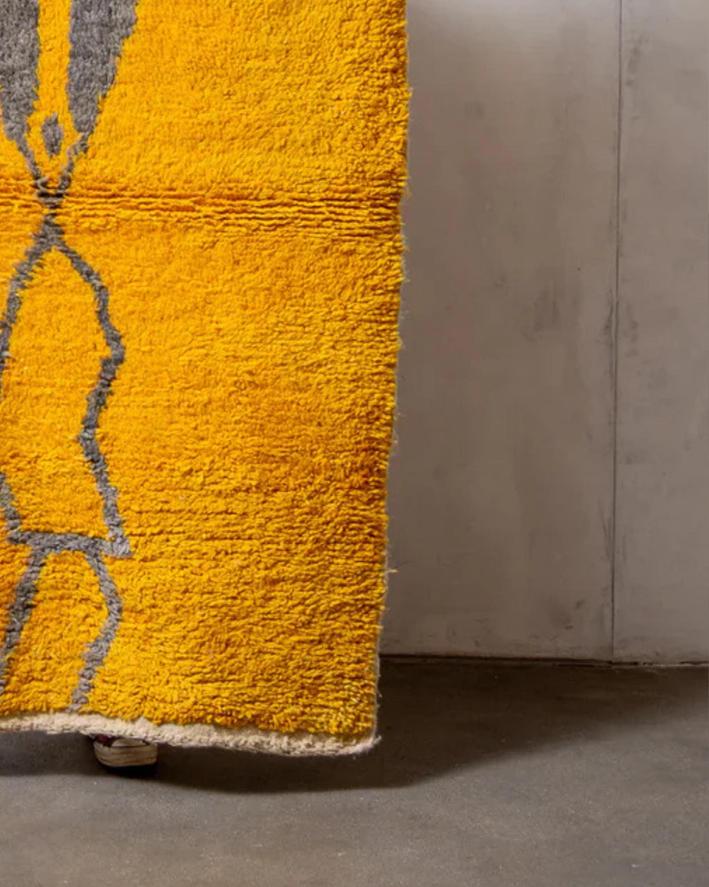 Handwoven Moroccan Shag Rug: Plush Bohemian Style, Custom Size