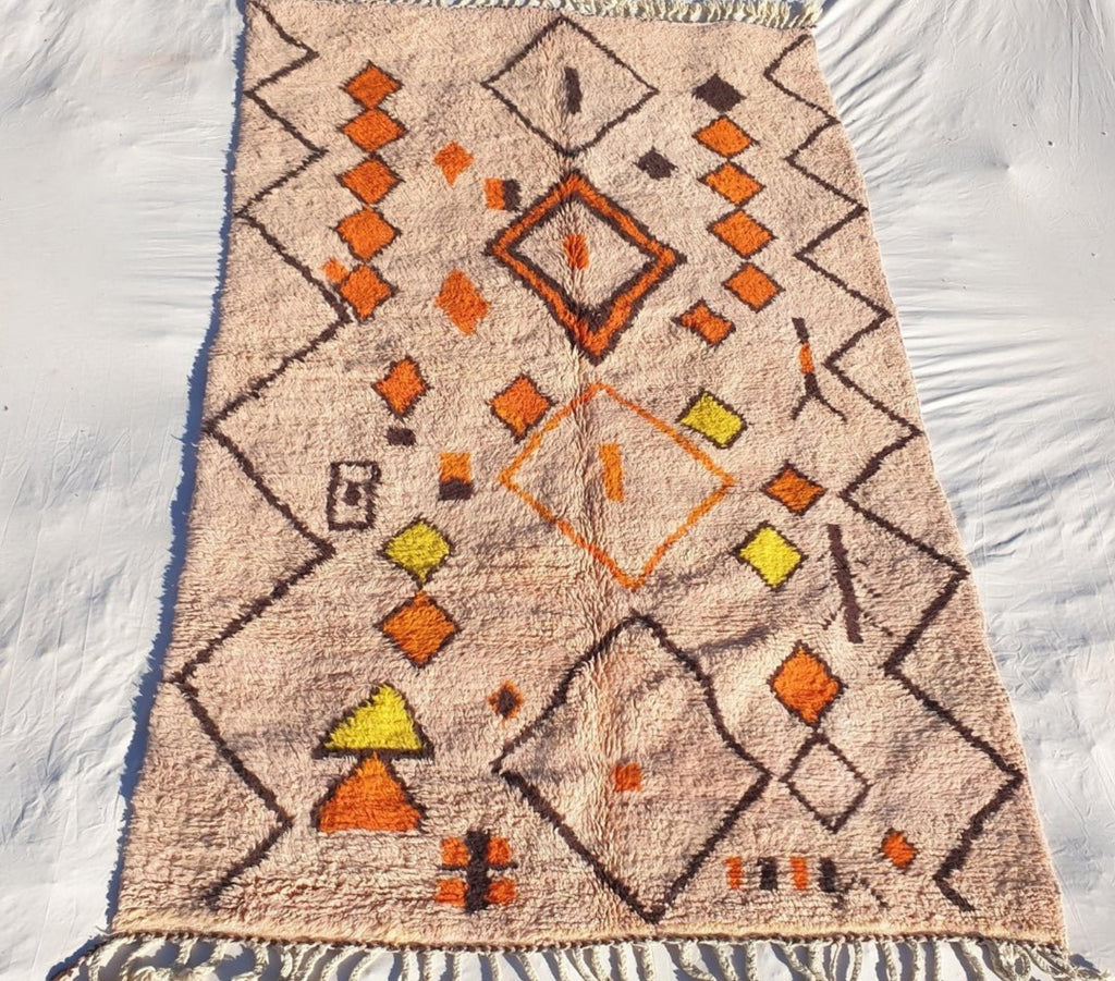 Khadija, Peach Moroccan Rug
