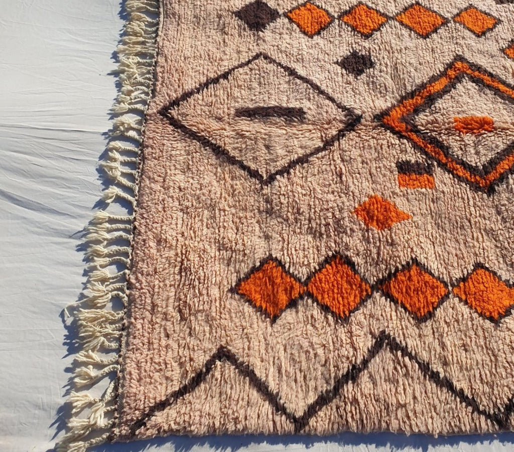 Khadija, Peach Moroccan Rug