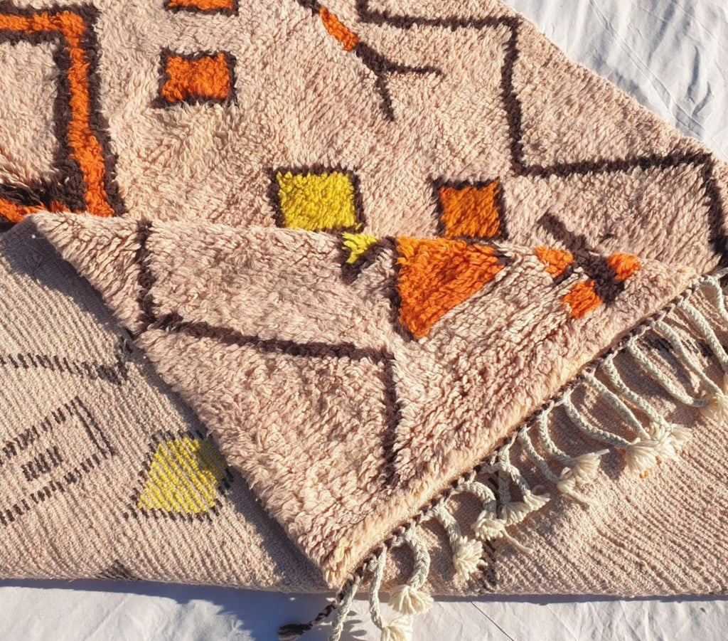 Khadija, Peach Moroccan Rug